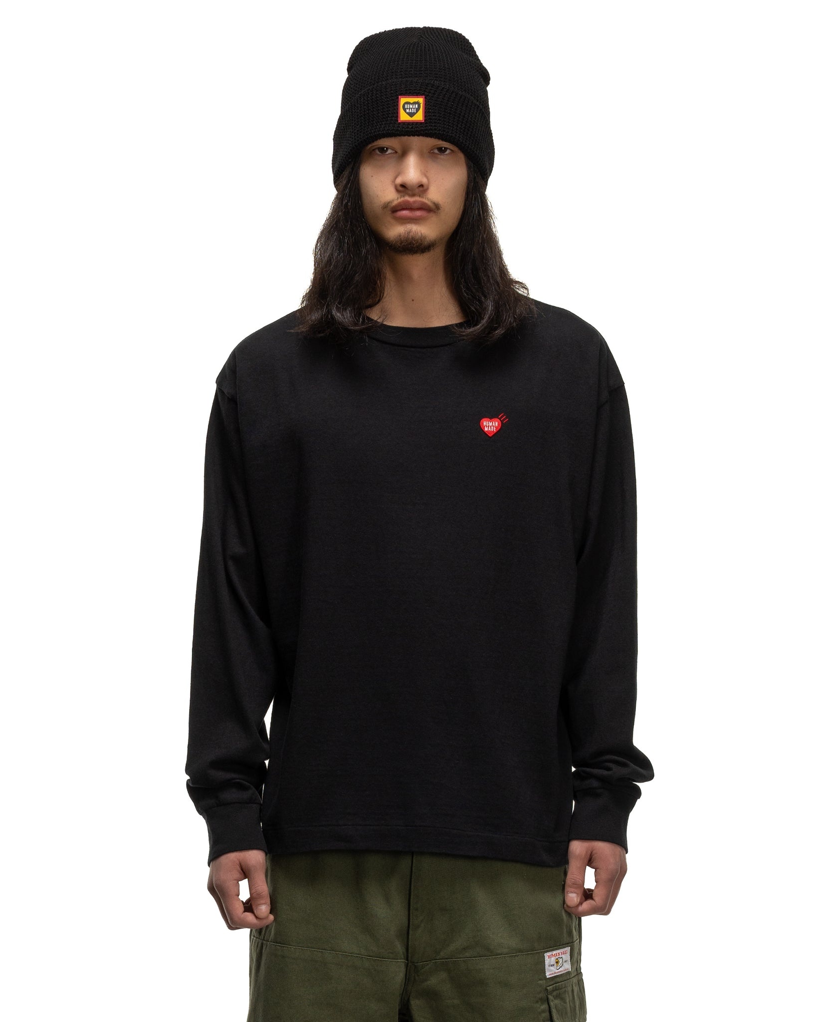 L/S T-SHIRT #3 BLACK - 4