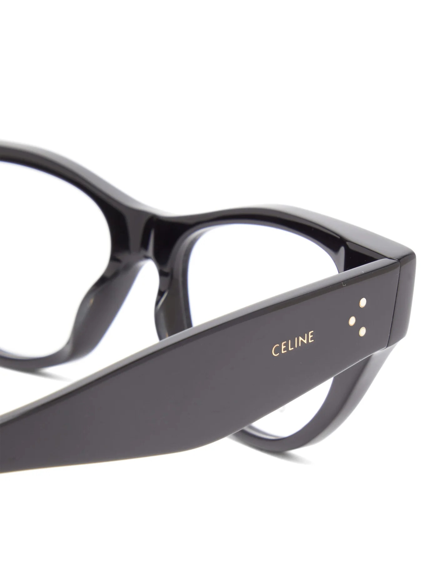 Cat-eye acetate glasses - 6