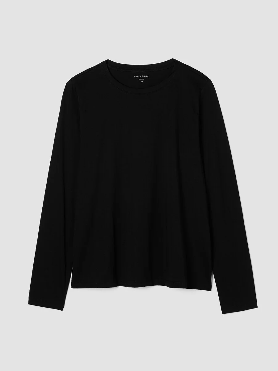 Organic Pima Cotton Jersey Long-Sleeve Tee - 1