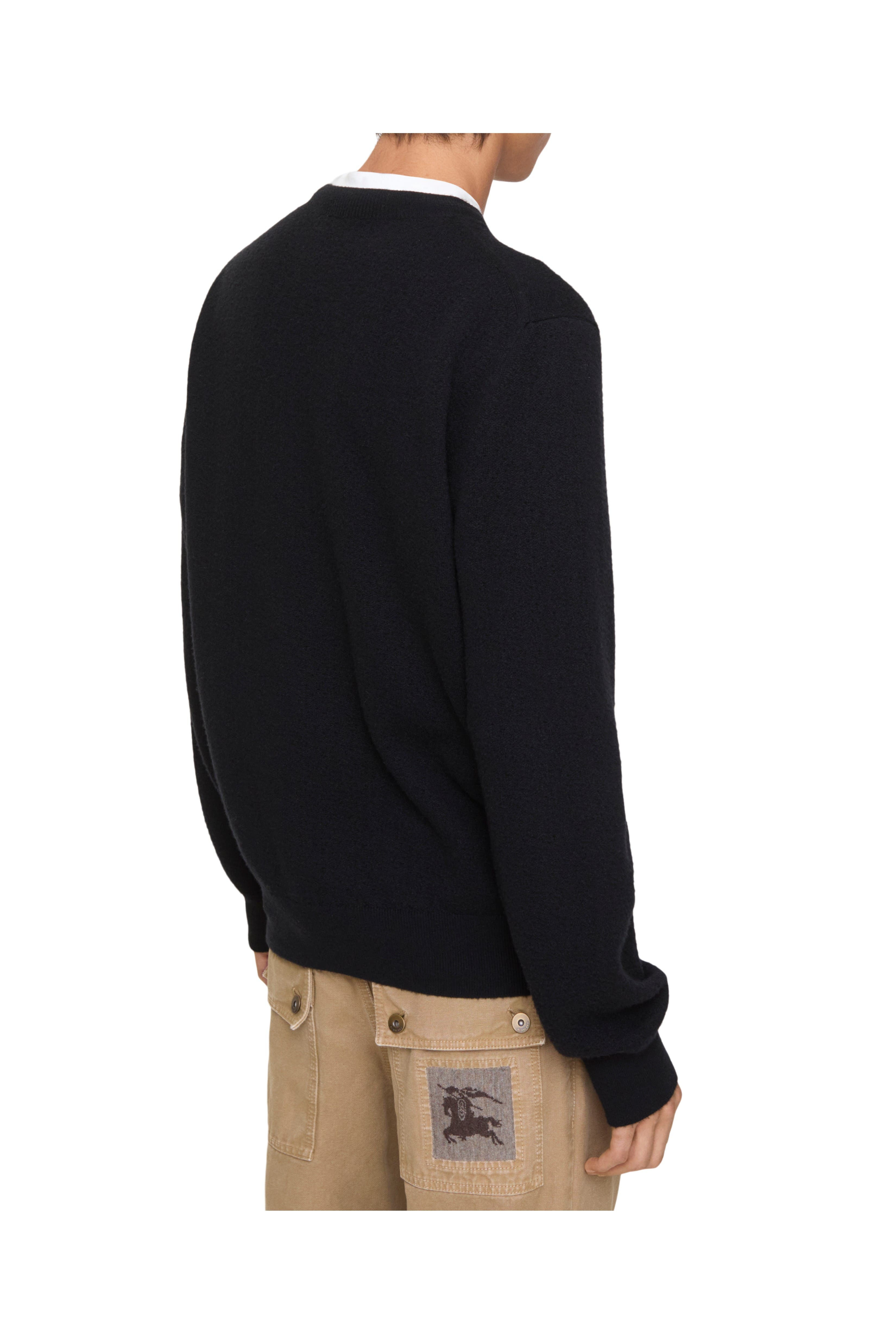 burberry Wool Sweater in Black at Nordstrom - 3