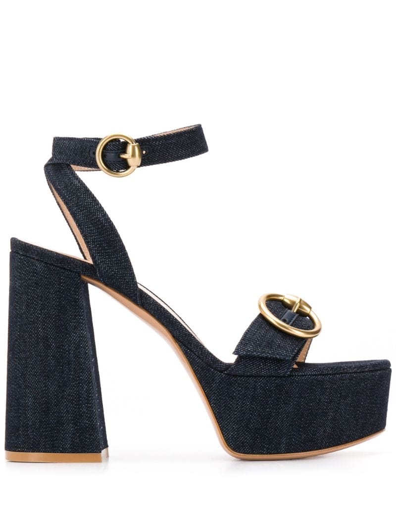 Zandra denim sandals - 1