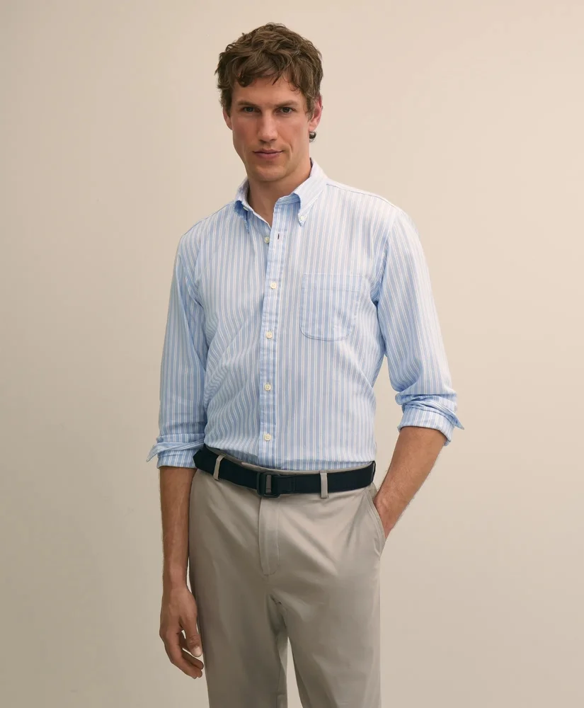 Performance Series Oxford Button Down Collar, Sport Shirt - 1