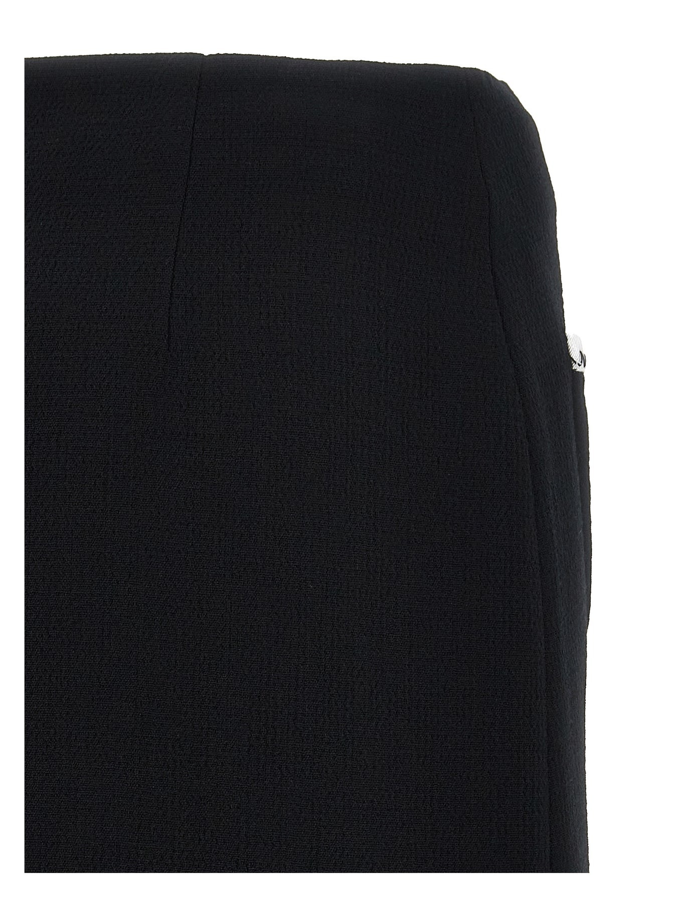 Moschino Heart Button Skirt Skirts White/Black | wananluxury