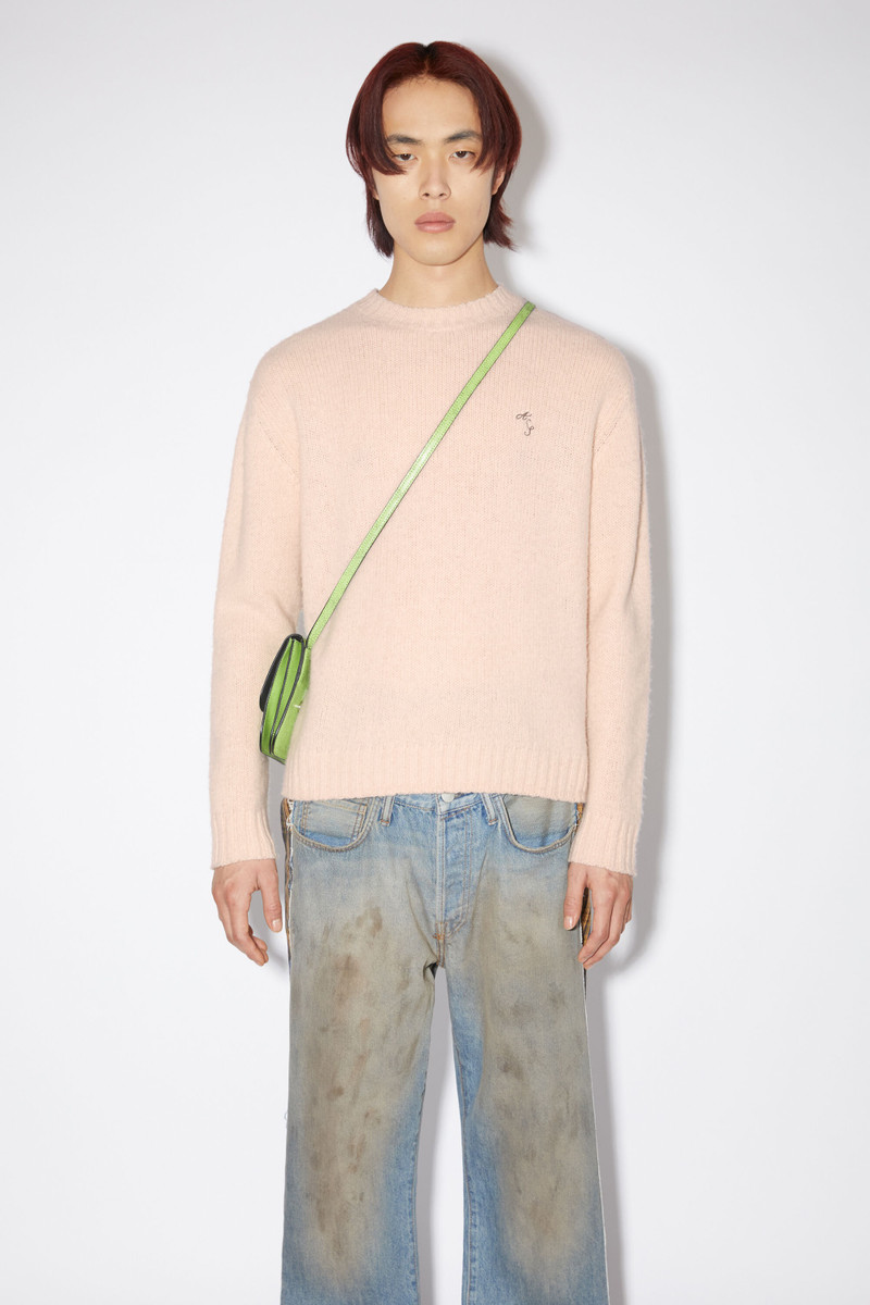 Acne Studios Crew neck wool jumper - Powder pink outlook