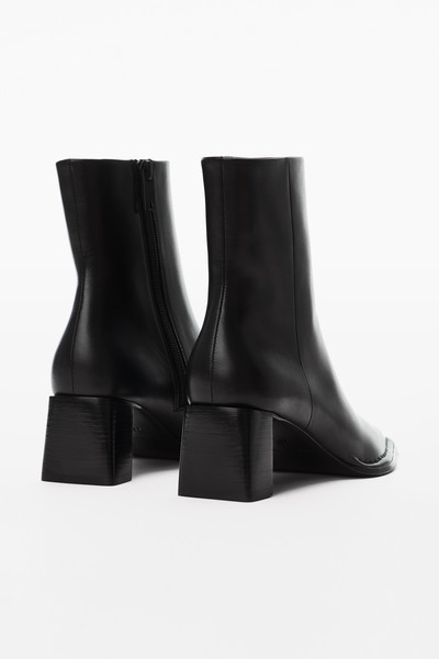 Alexander Wang ALDRICH 55 ZIP-UP BOOTIE IN LEATHER outlook