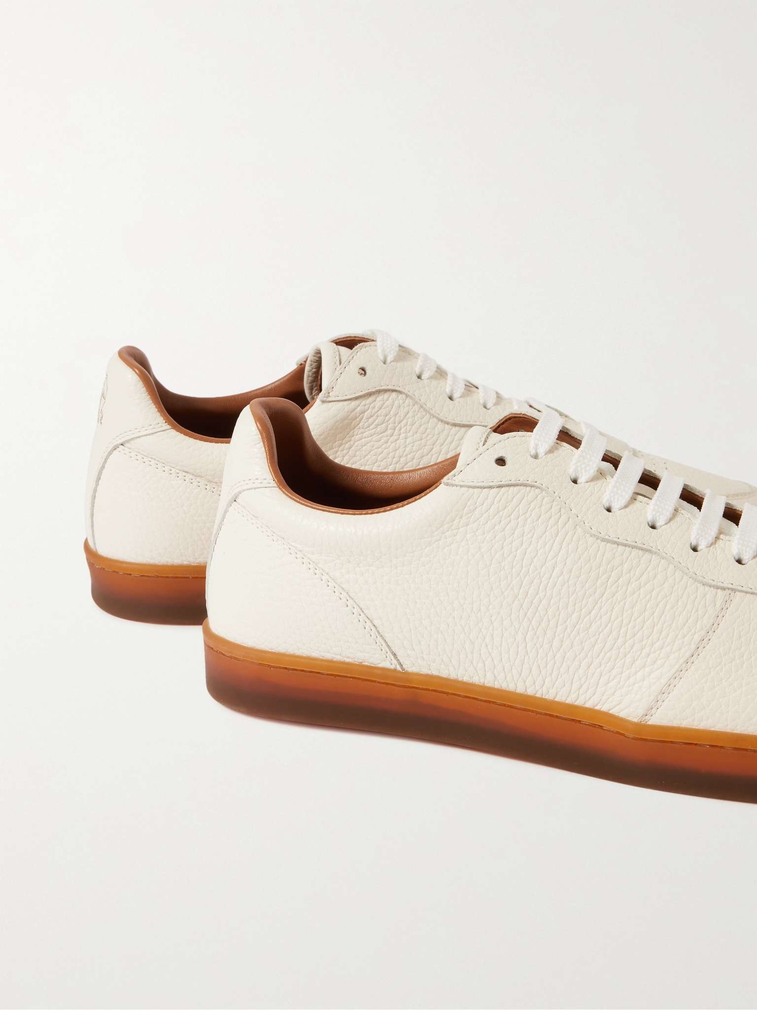 Full-Grain Leather Sneakers - 5