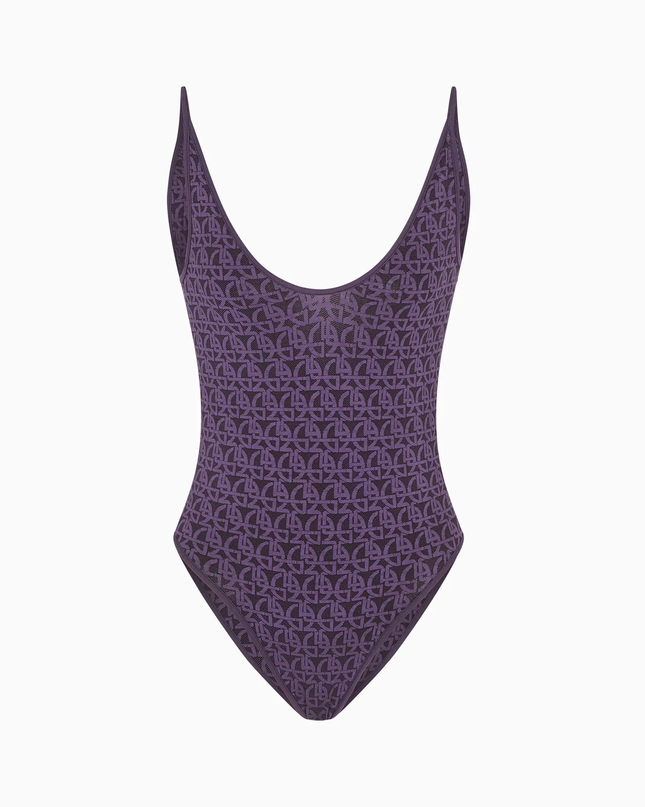 Monogram jacquard bodysuit - 1