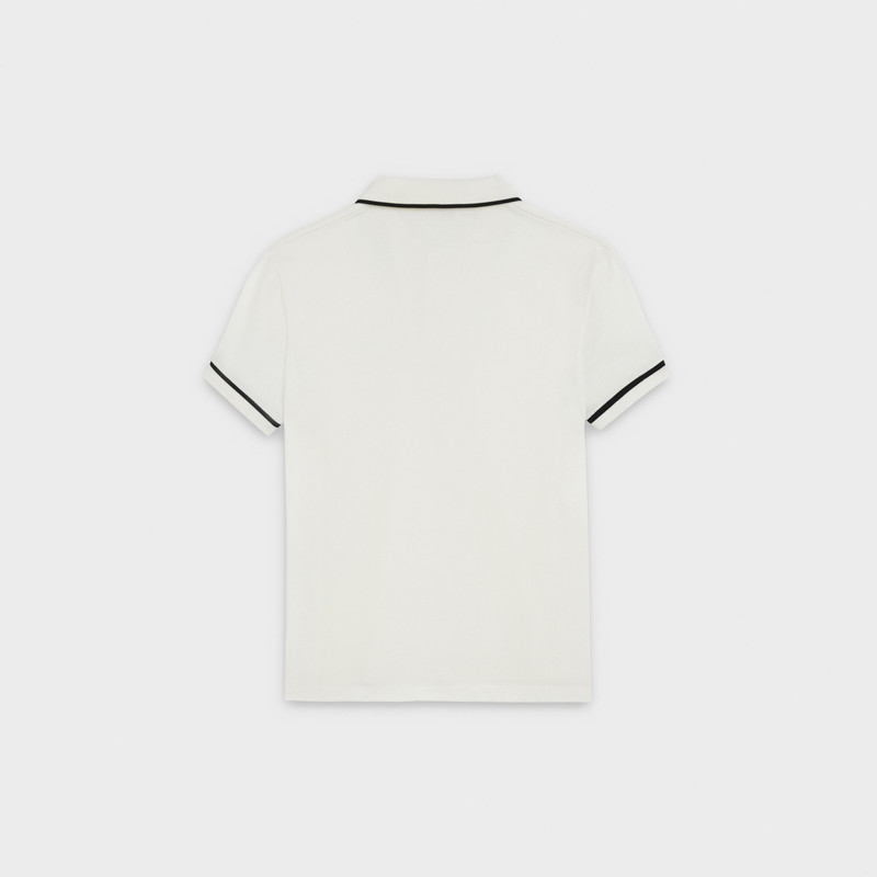 CELINE 'TRIOMPHE' POLO IN COTTON PIQUÉ outlook