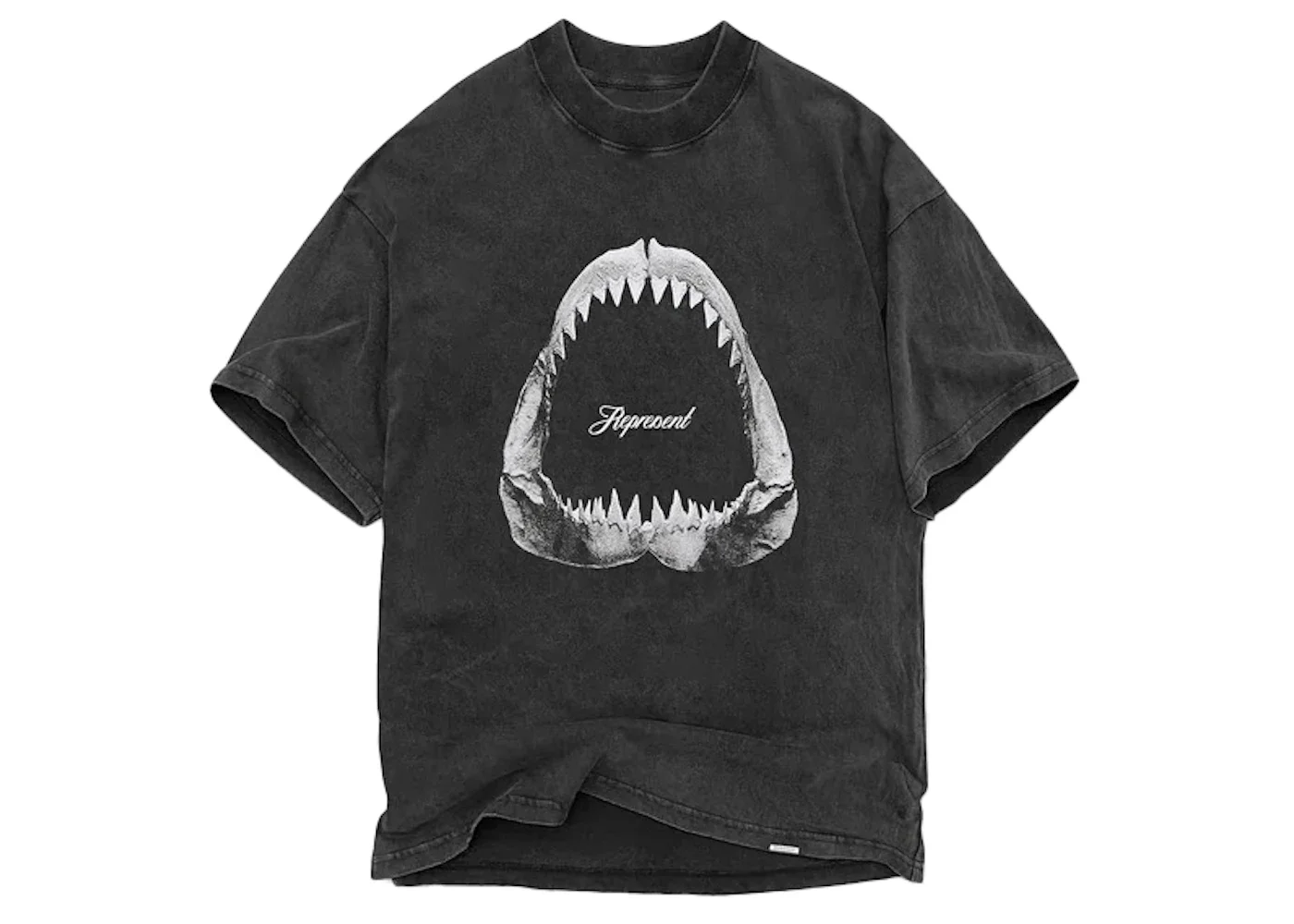 Represent Shark Jaws T-shirt Vintage Grey - 1