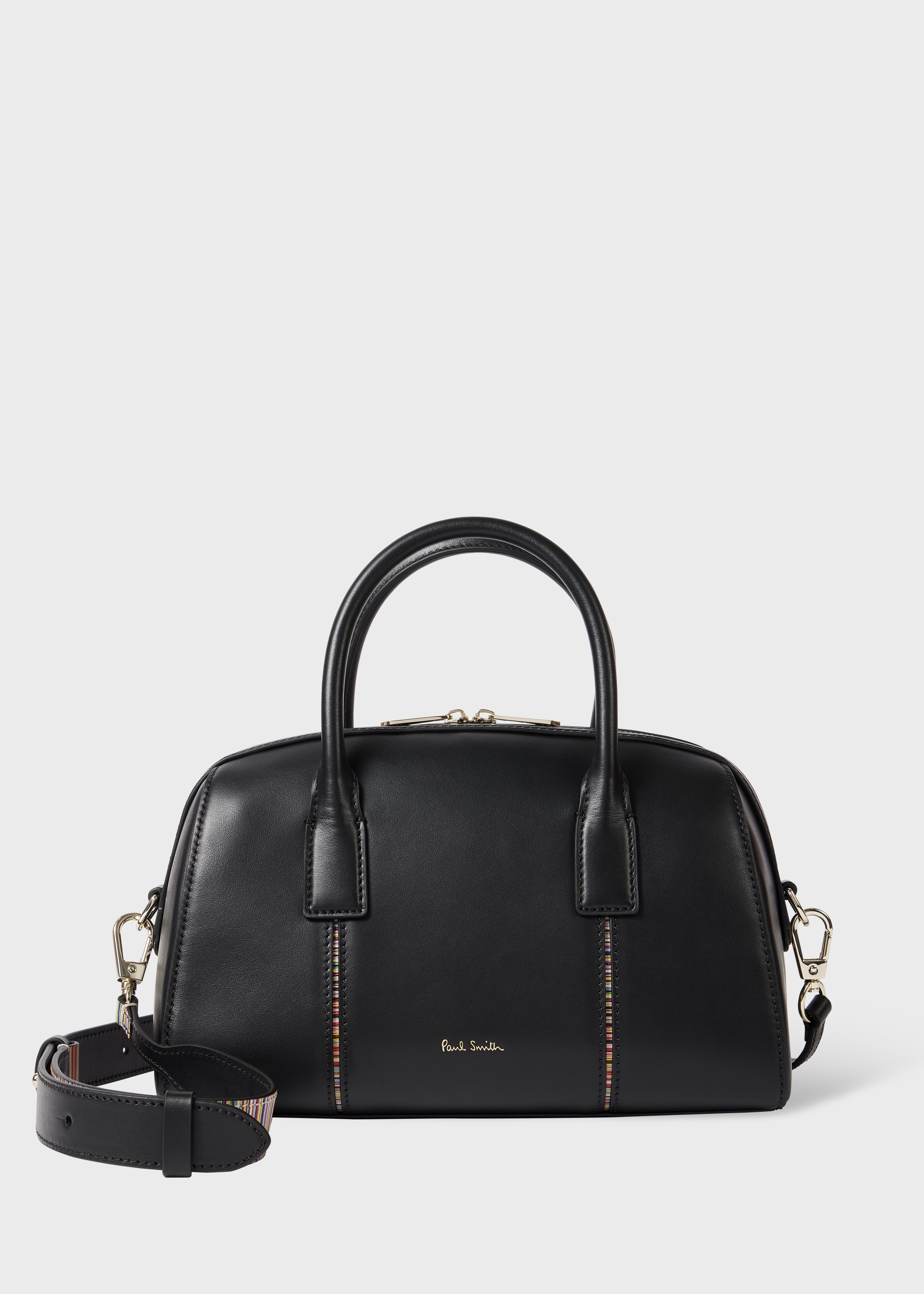 Women's Small Leather Black 'Boston' Bag - 1
