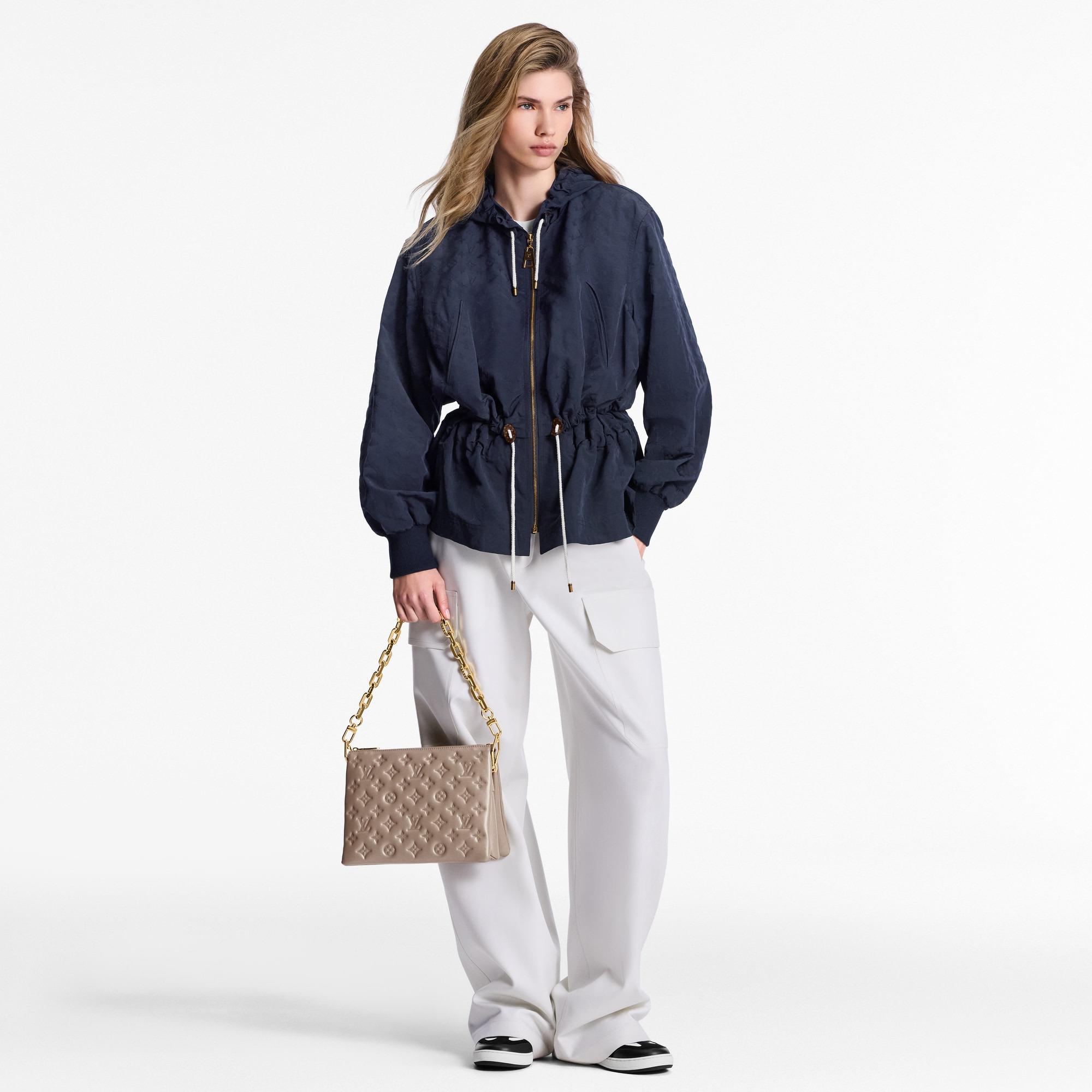 Water-Repellent Monogram Parka - 4