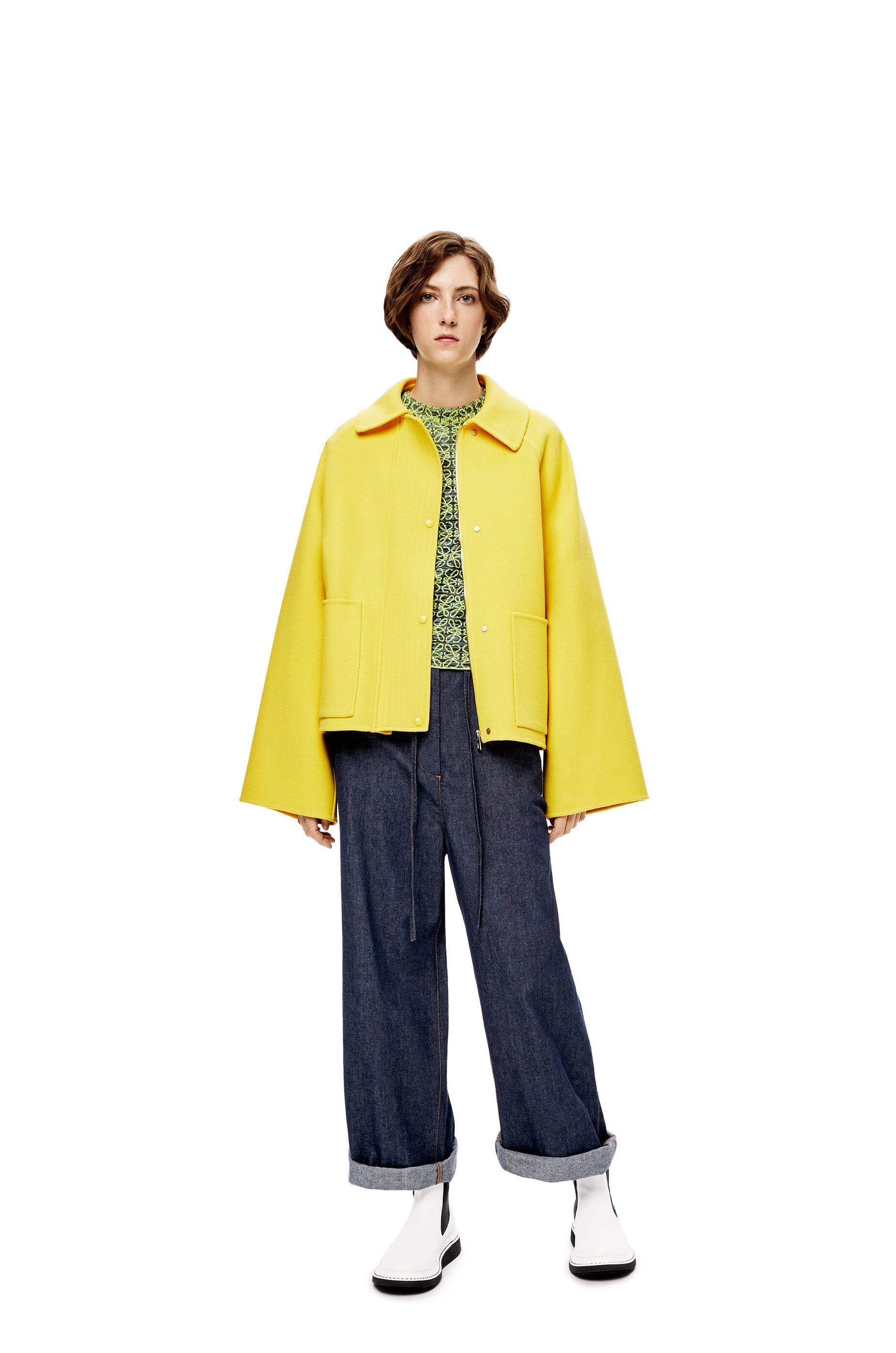 Anagram drawstring jeans in denim - 2