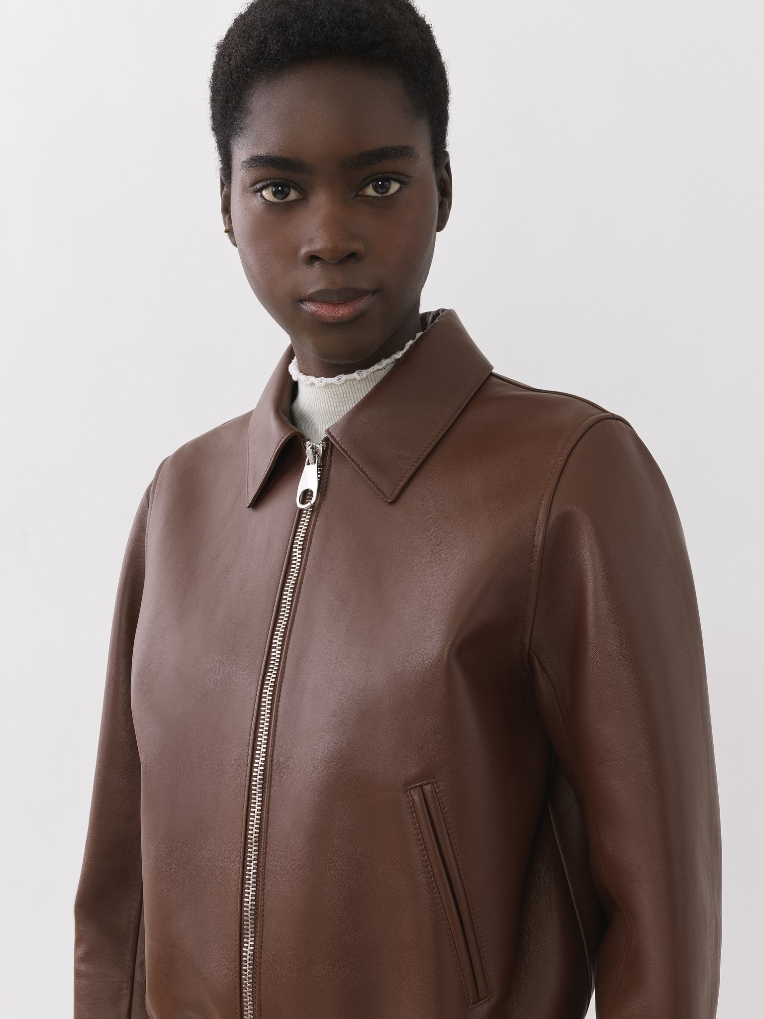 SHORT BLOUSON JACKET - 6