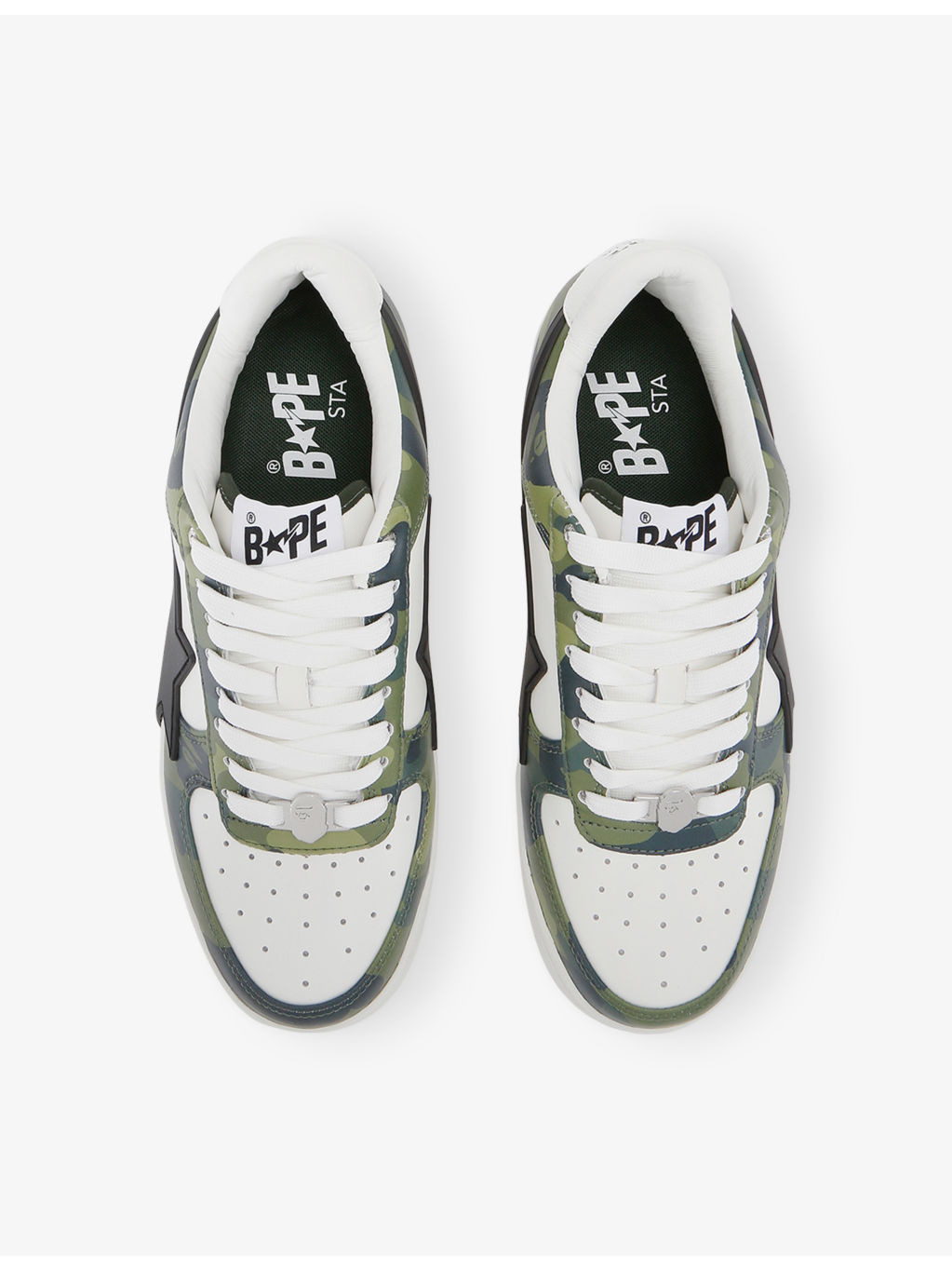 BAPE STA OS #1 M1 Leather Trainers - 2