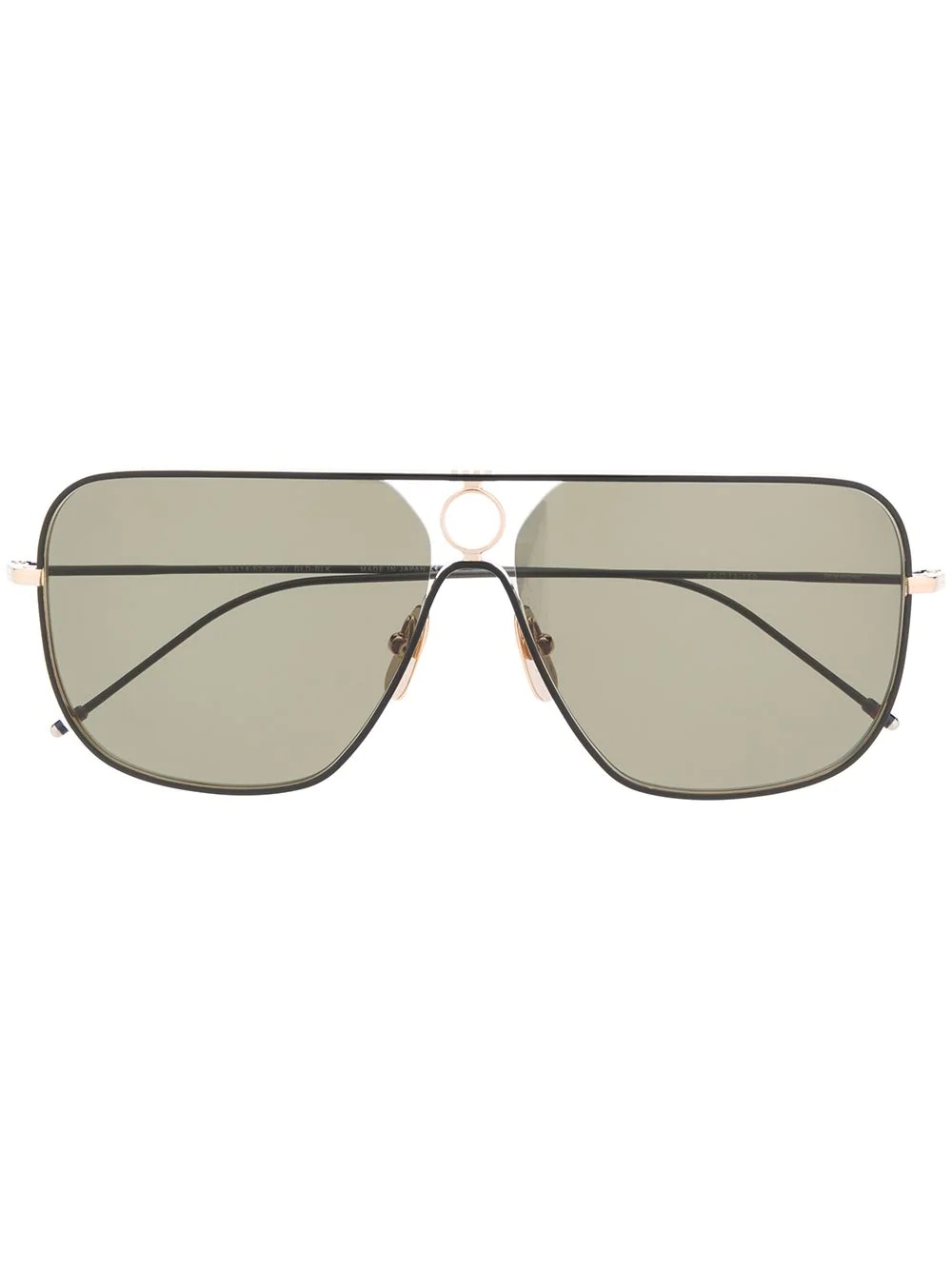 rectangular-frame sunglasses - 1