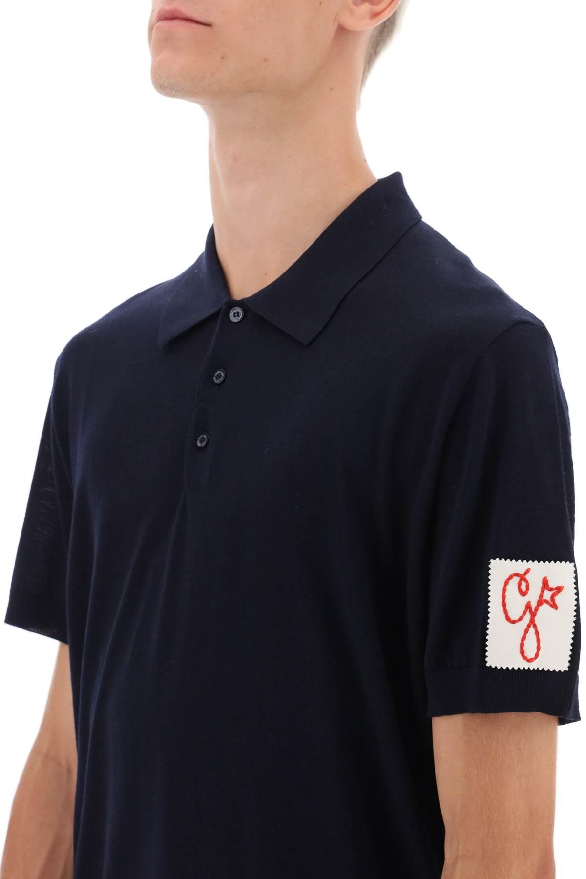 'GIOTTO' VIRGIN WOOL POLO SHIRT - 5