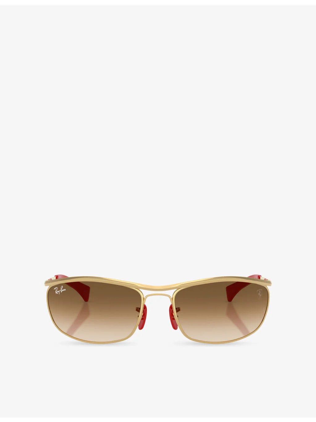 RB3819M Scuderia Ferrari Oval-Frame Metal Sunglasses - 1