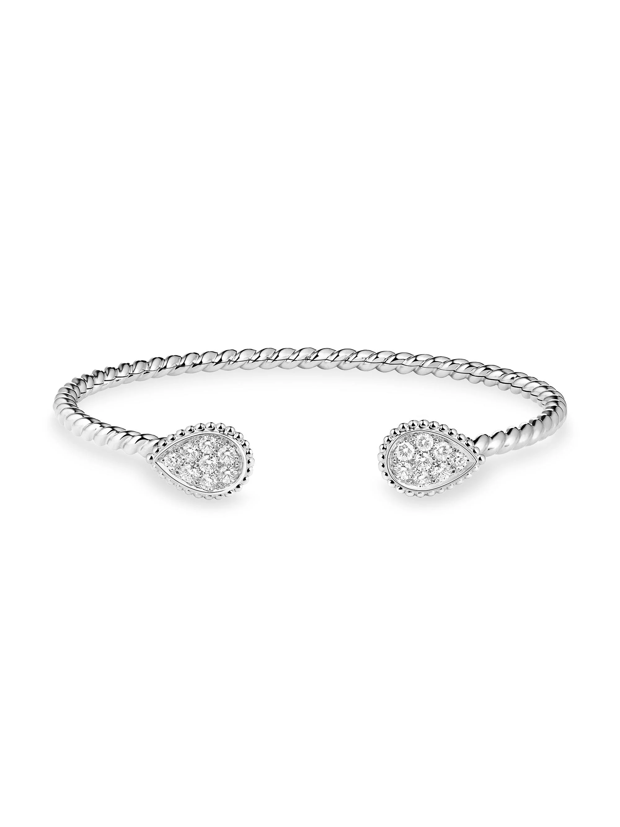 Women's Serpent Boheme 18K White Gold & 0.65 TCW Diamonds Cuff Bracelet - 1