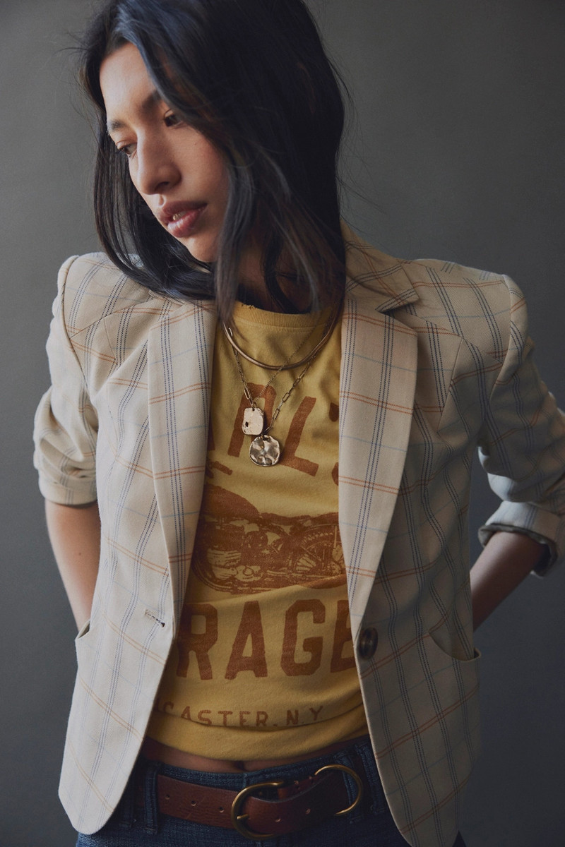 Whip Smart Plaid Blazer 5