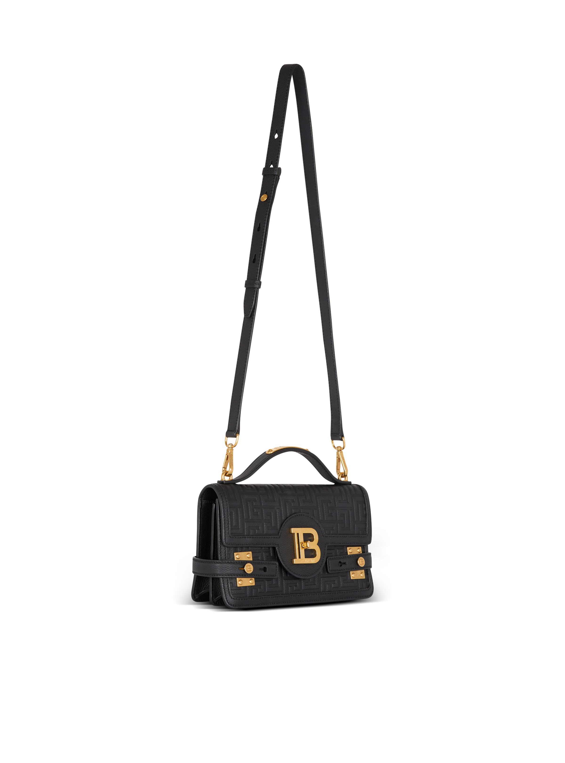 B-Buzz Shoulder 24 bag in grained PB Labyrinth leather - 3