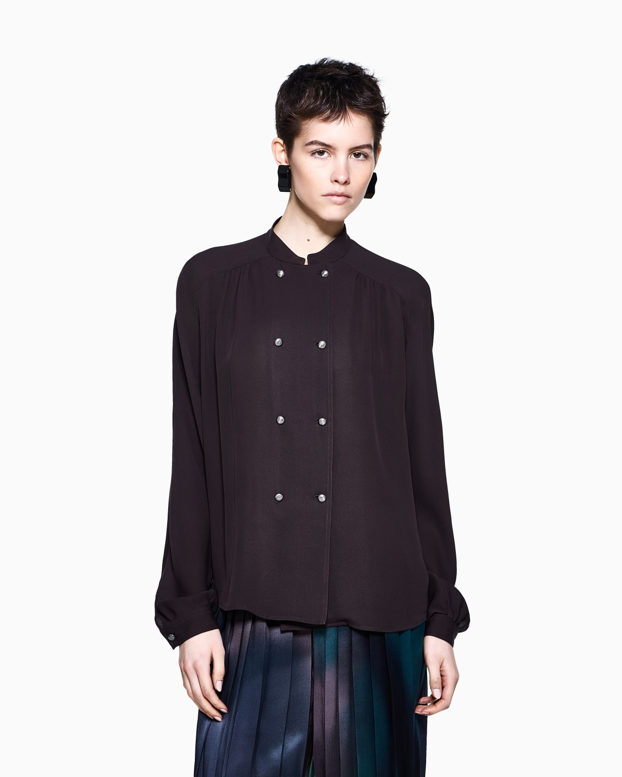 TRIPLE SILK GEORGETTE SHIRT - 4