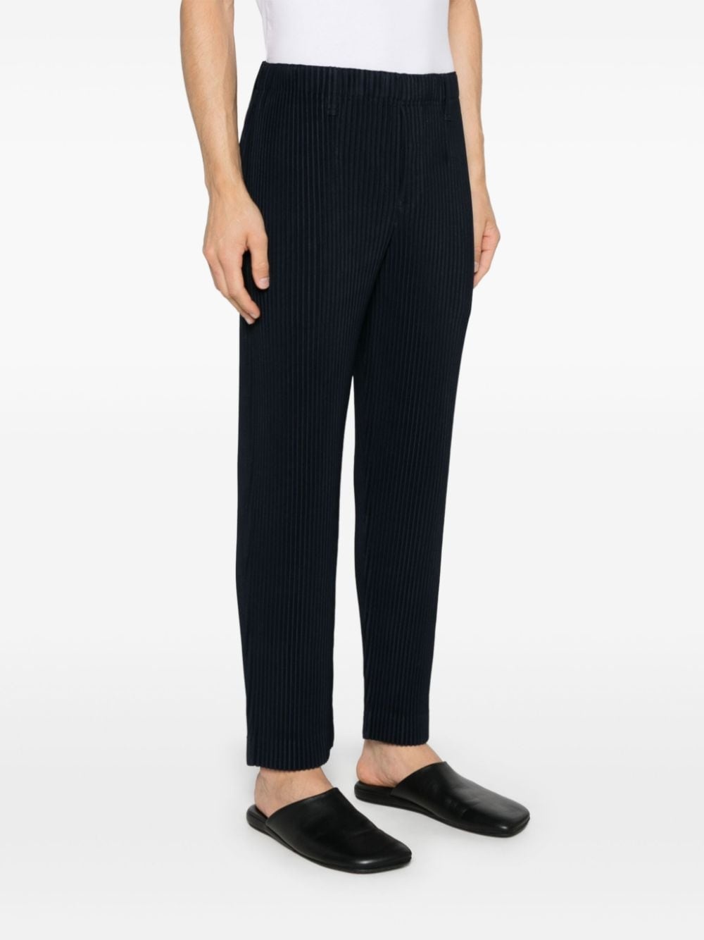 Basic slim-fit trousers - 3