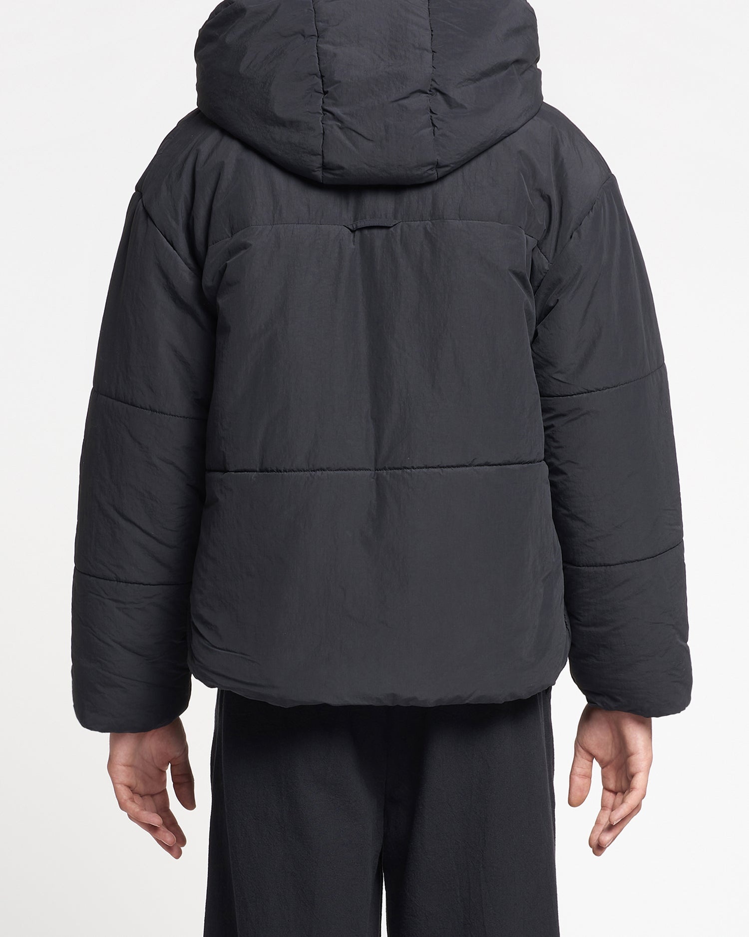Tech Poplin Hooded Puffer Jacket - 5