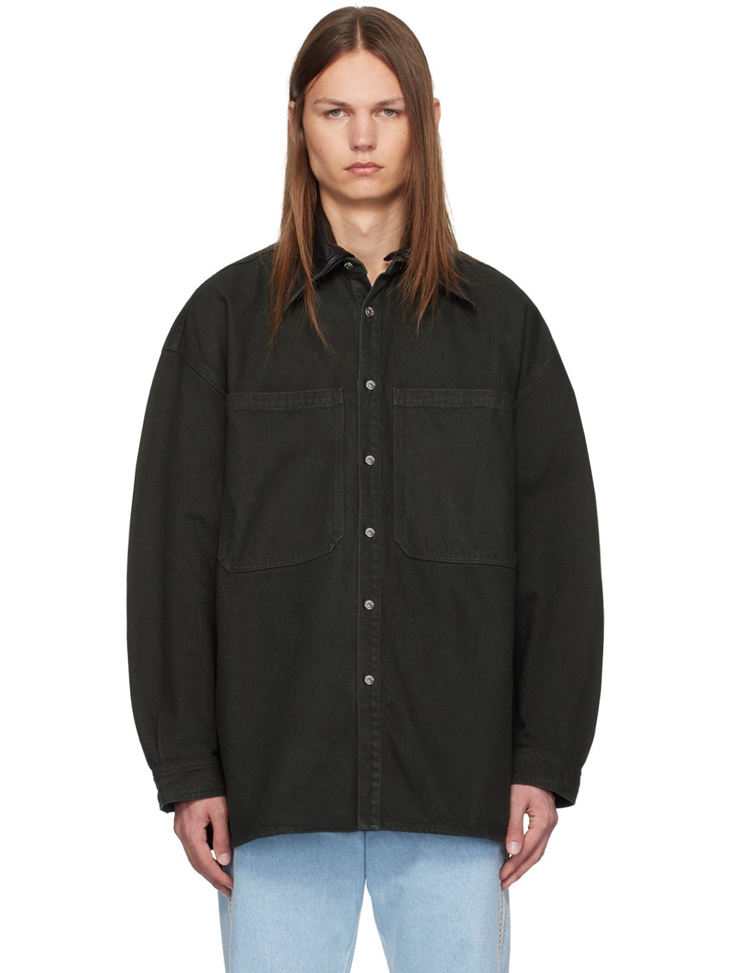 Black Beaux Denim Shirt - 1
