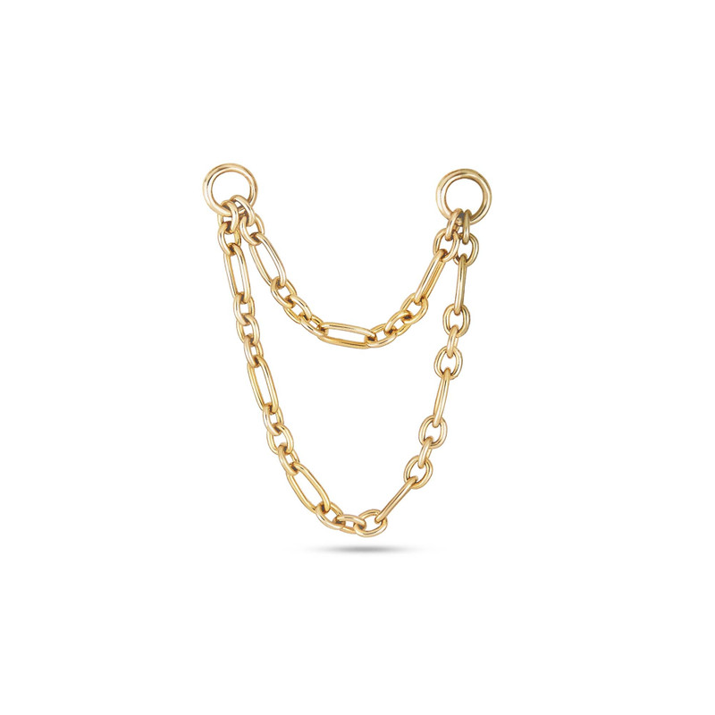 Double Up Figaro Connector Chain 1
