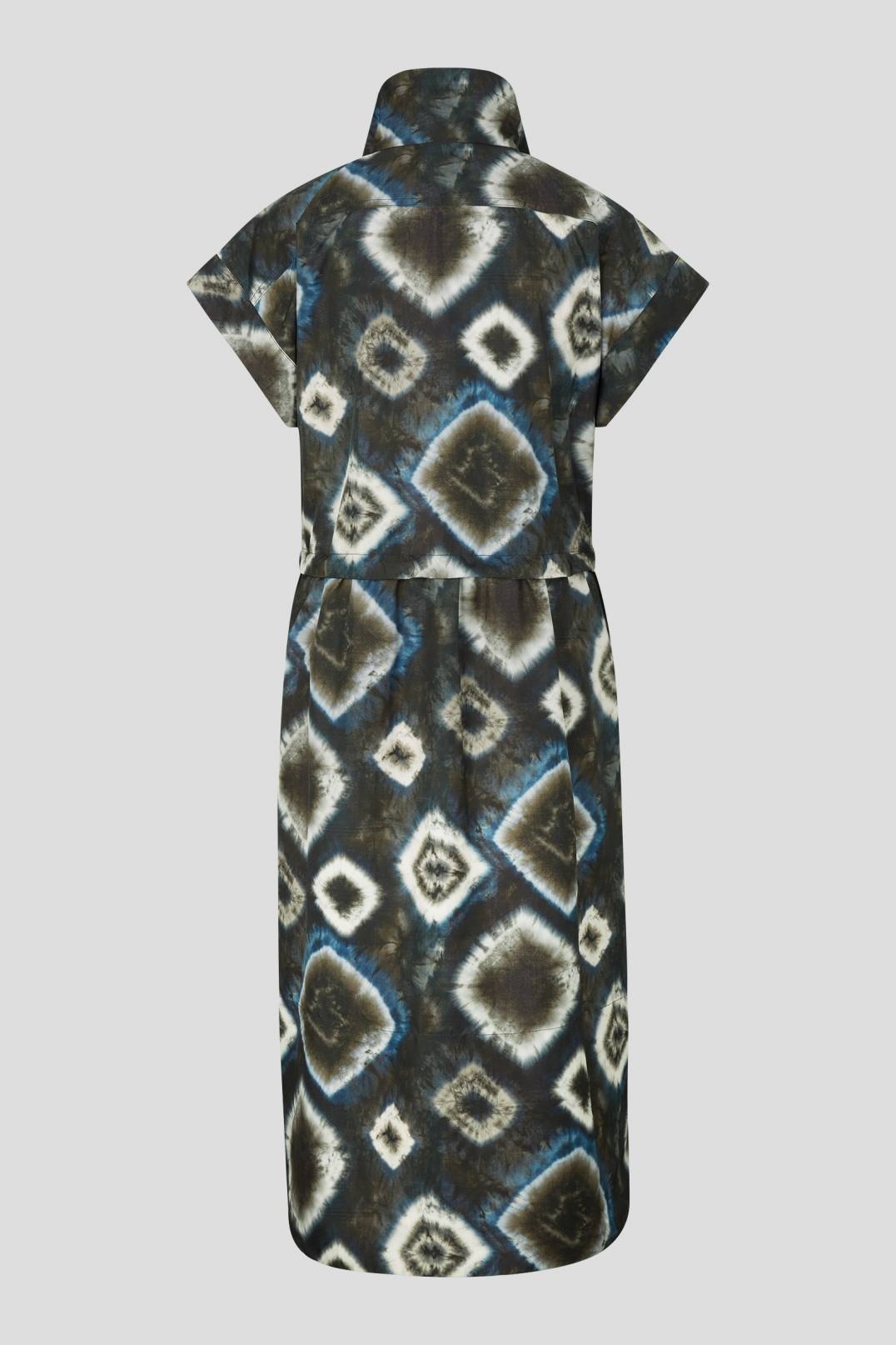 GLORIA MAXI DRESS IN BROWN/BLUE - 6