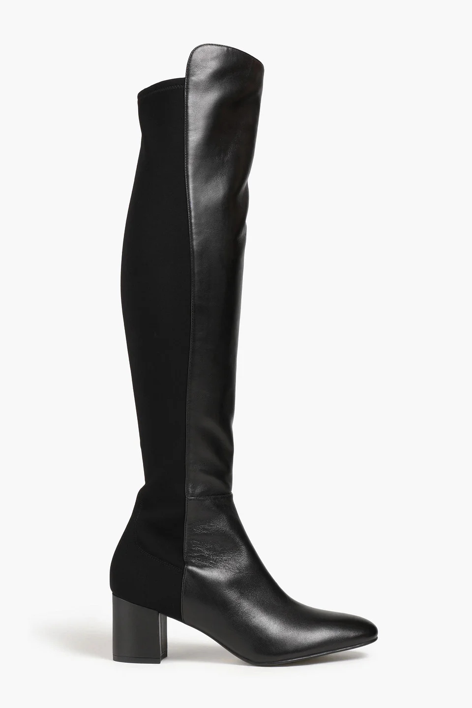 Gillian 60 microstretch and leather over-the-knee boots - 1