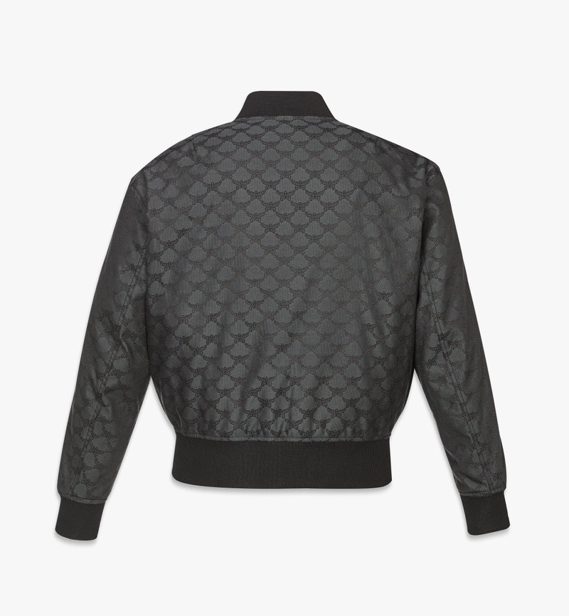 Bomber Jacket in Lauretos Denim Jacquard 3