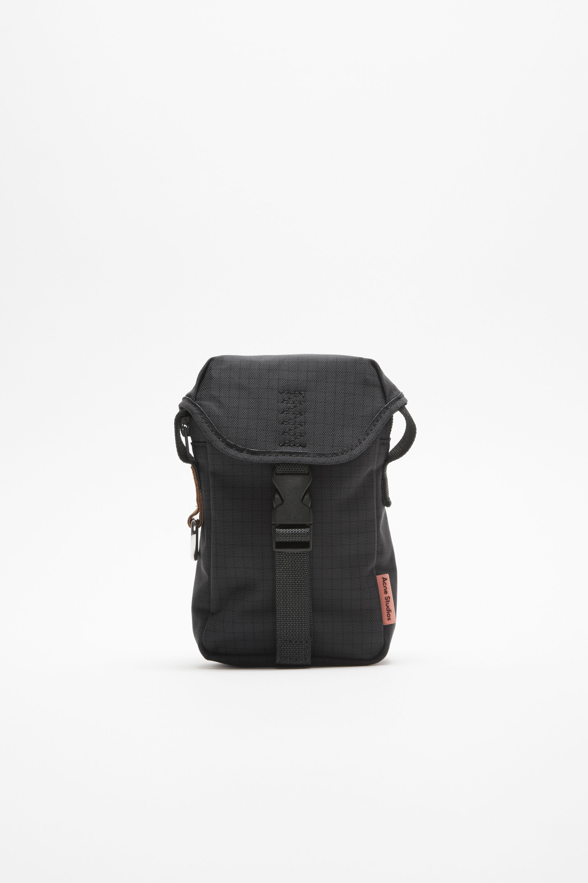 Ripstop mini pouch bag - Black - 1