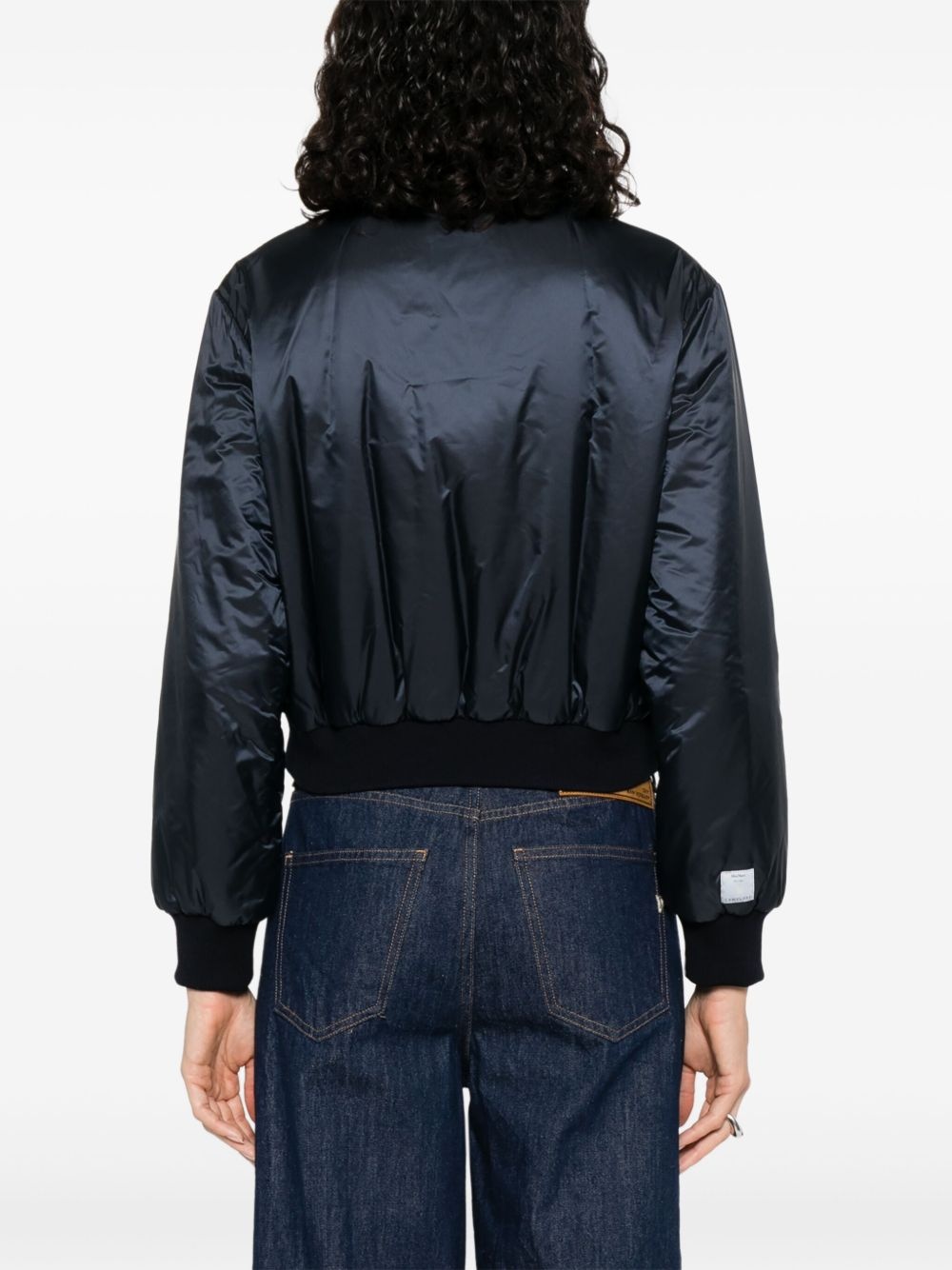 cropped bomber jacket - 4