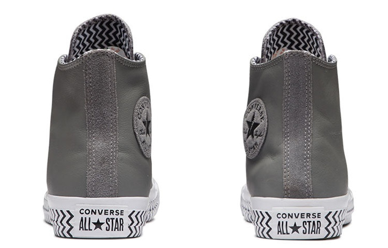 Converse (WMNS) Converse Chuck Taylor All Star High Top Leather Grey White 566130C outlook