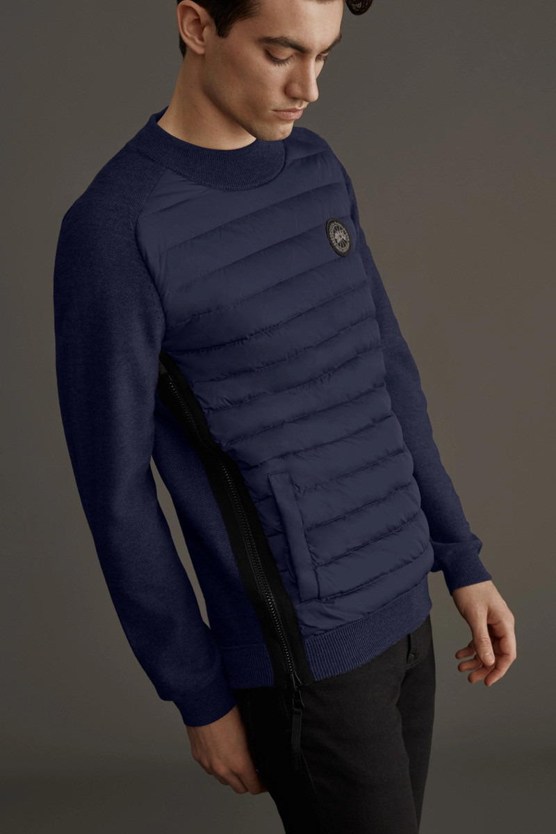 HYBRIDGE KNIT REVERSIBLE PULLOVER BLACK LABEL 4