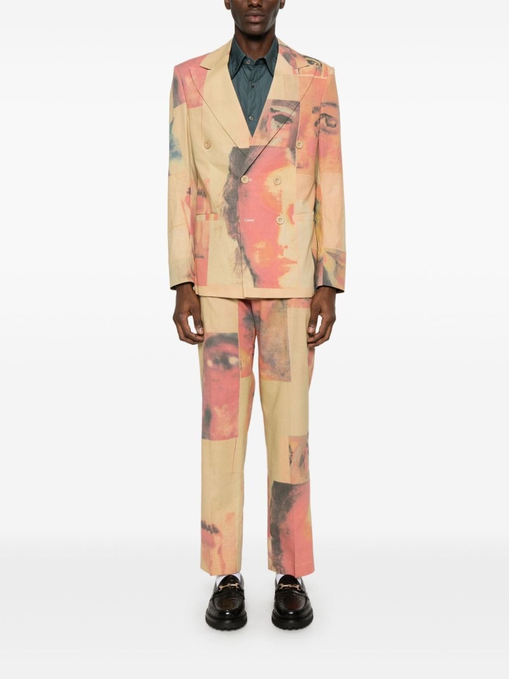 Collage Faces trousers - 2