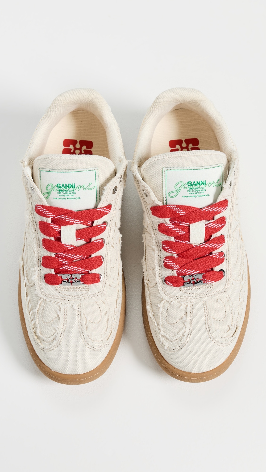 08 Canvas Raw Edge Sneakers - 4