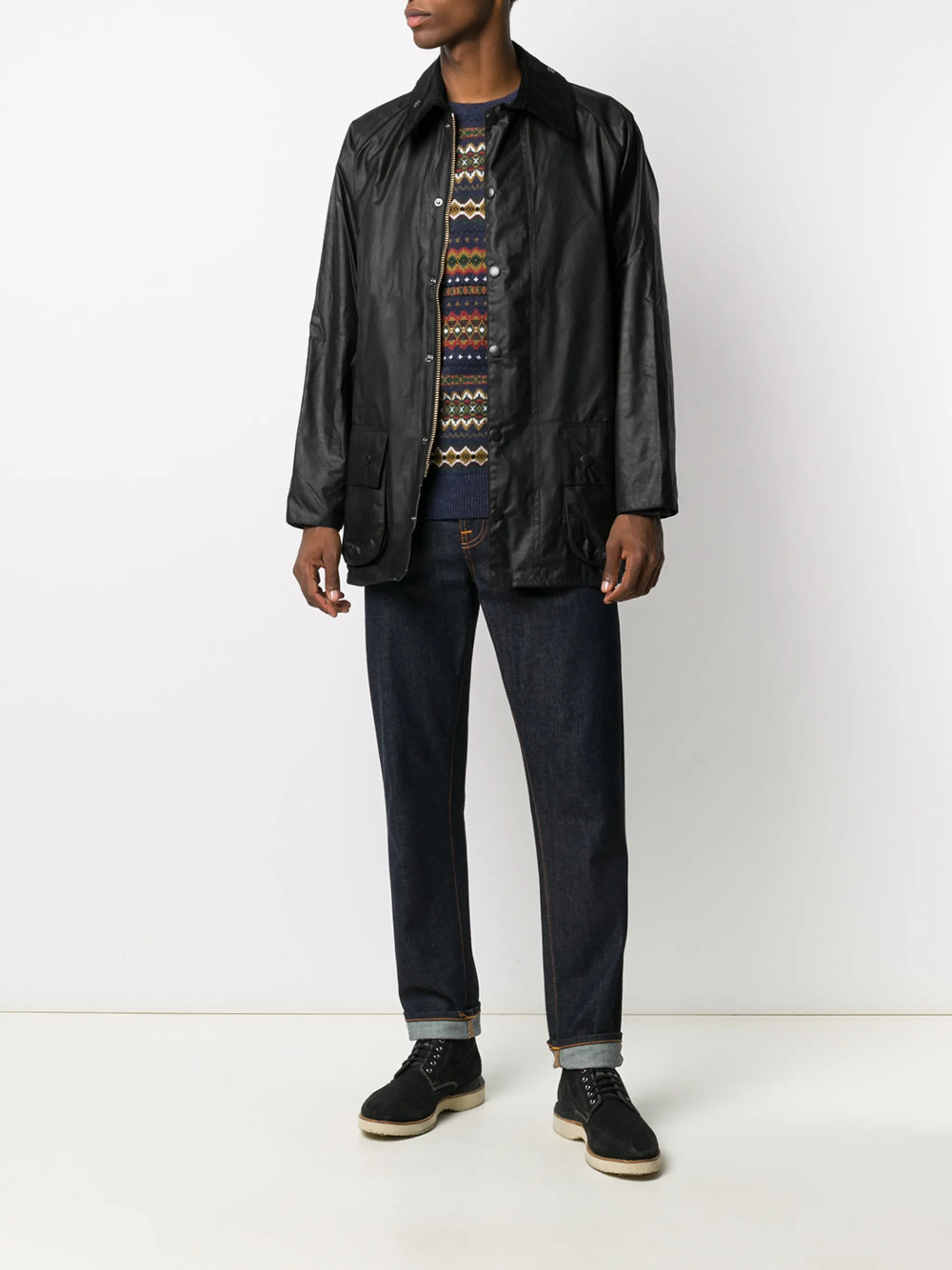 Barbour Beaufort Waxed Jacket - 2
