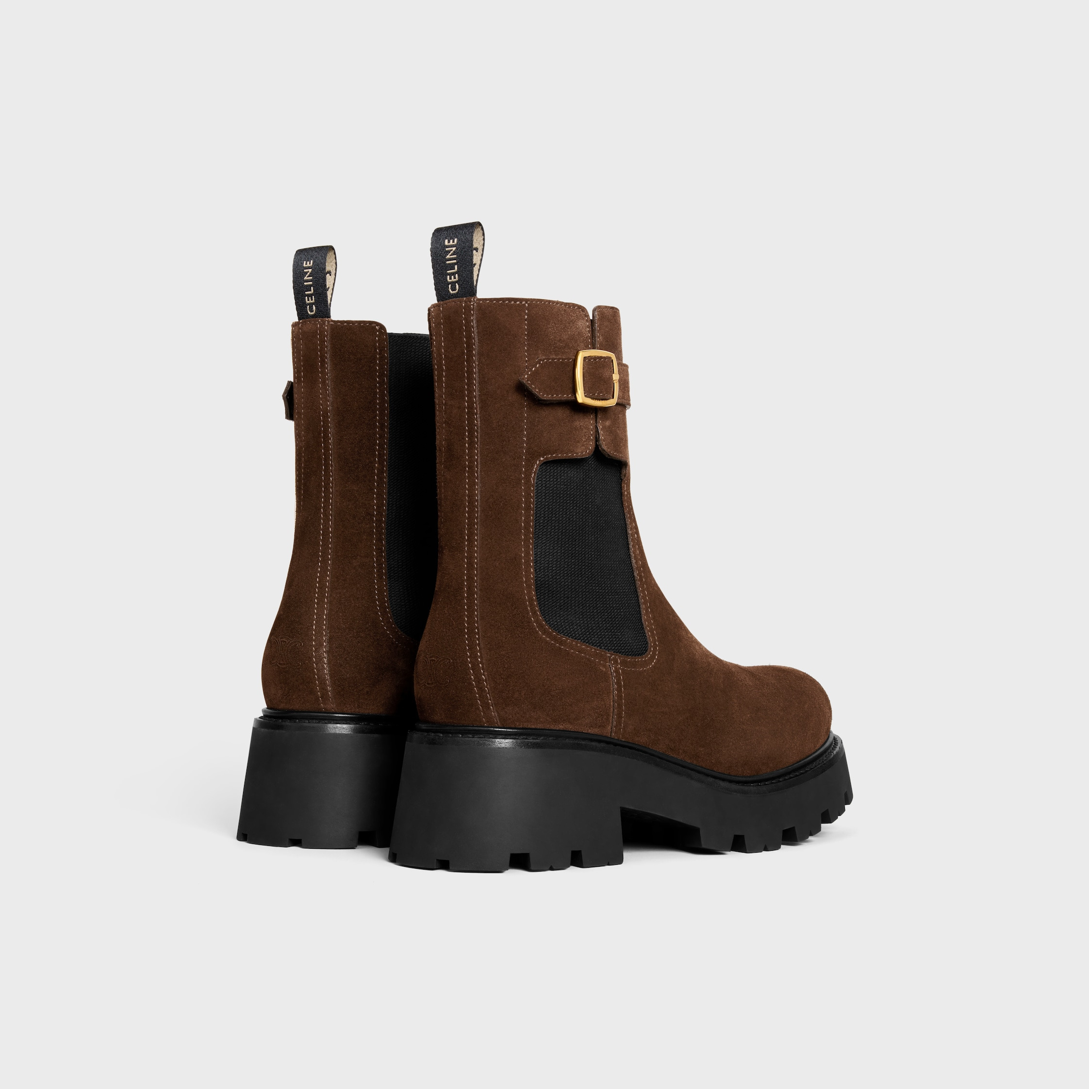 CELINE TRIOMPHE RANGERS CHELSEA BOOT in Suede Calfskin - 3