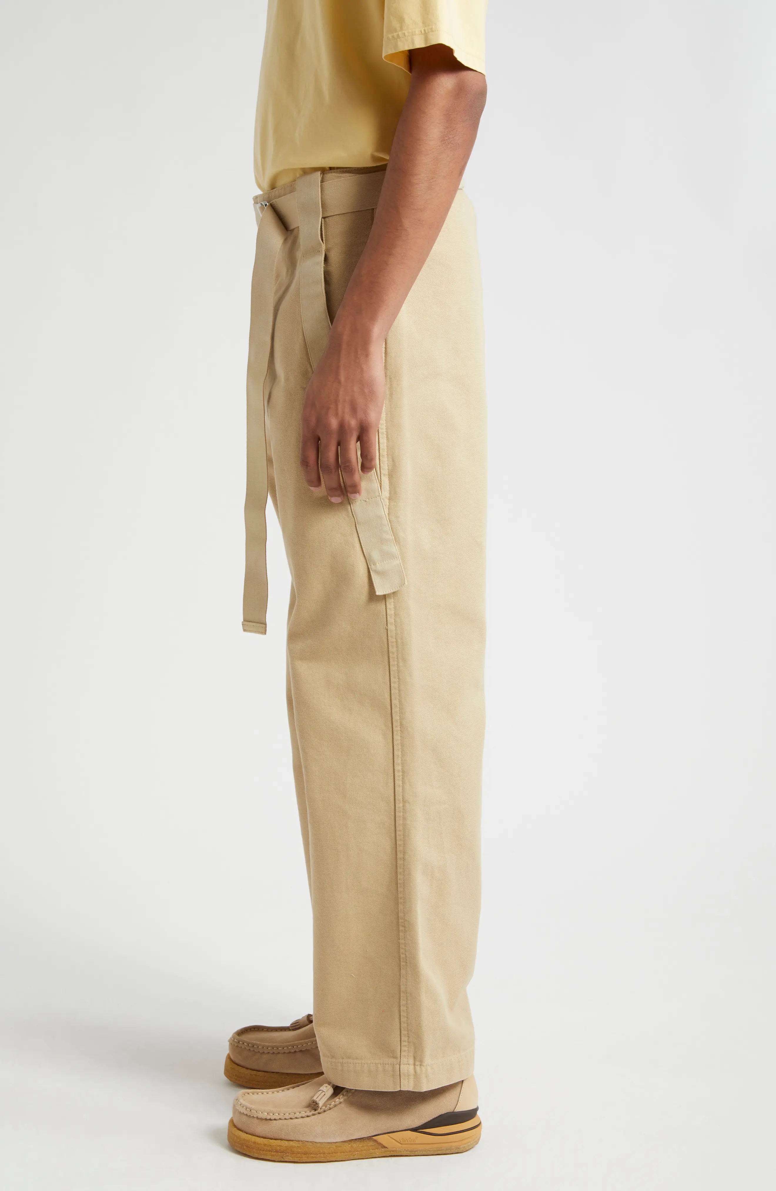 Le Pantalon Marrone Belted Pants - 3