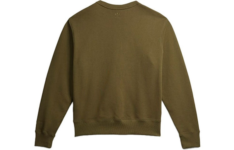 adidas adidas x Pharrell Sports Basic Sweatshirt 'Olive Green' H58308 outlook