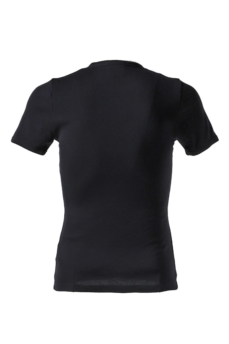 SIGNATURE CONTRAST T-SHIRT / BLK - 2