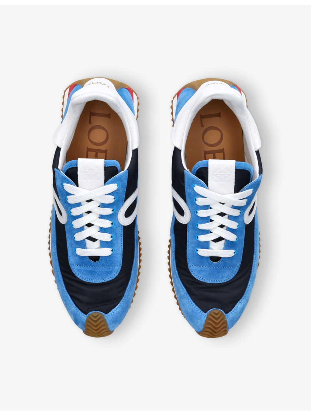 Flow Runner 2.0 Suede and Shell Low-Top Trainers - 2