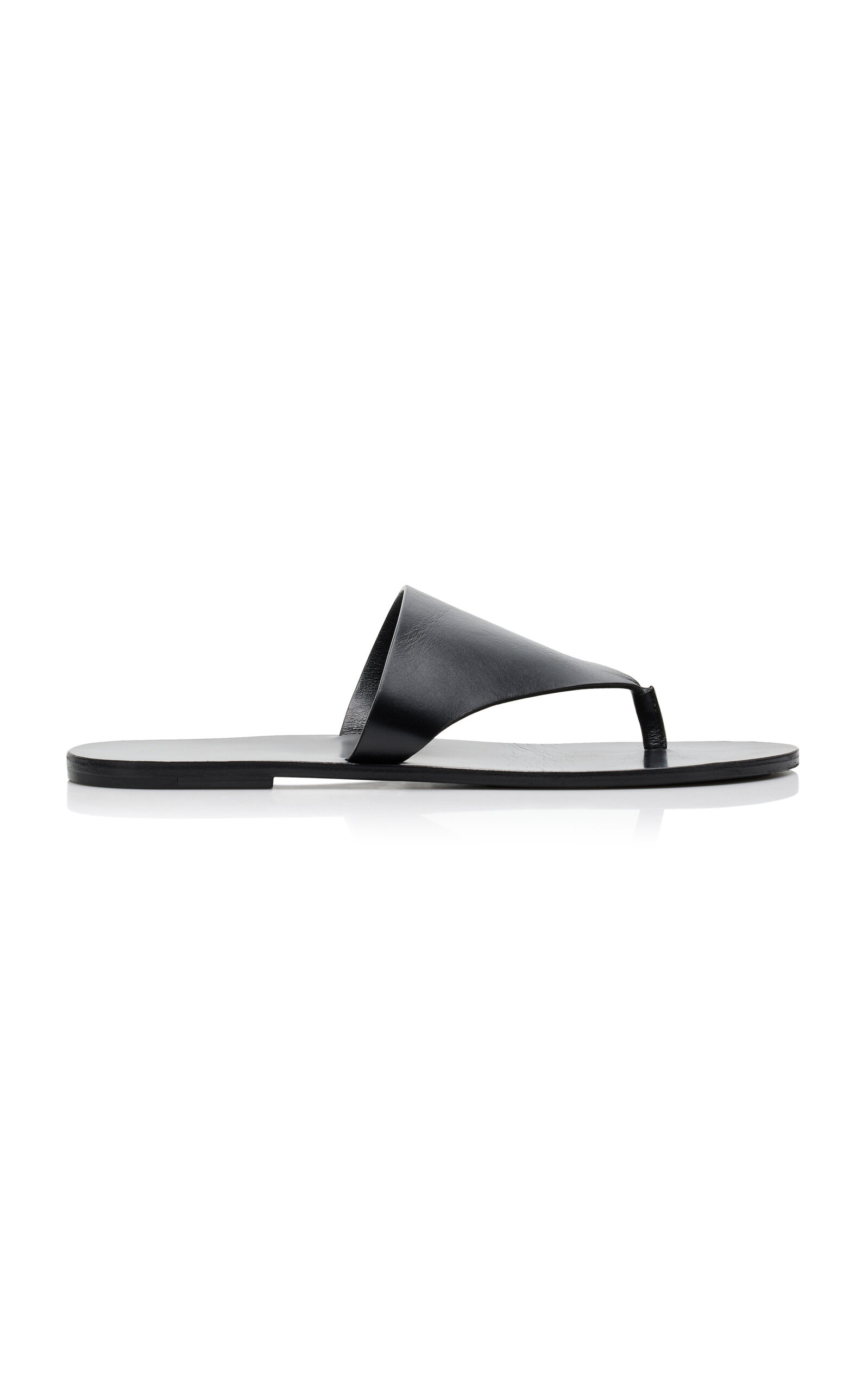 Avery Leather Thong Sandals black - 1