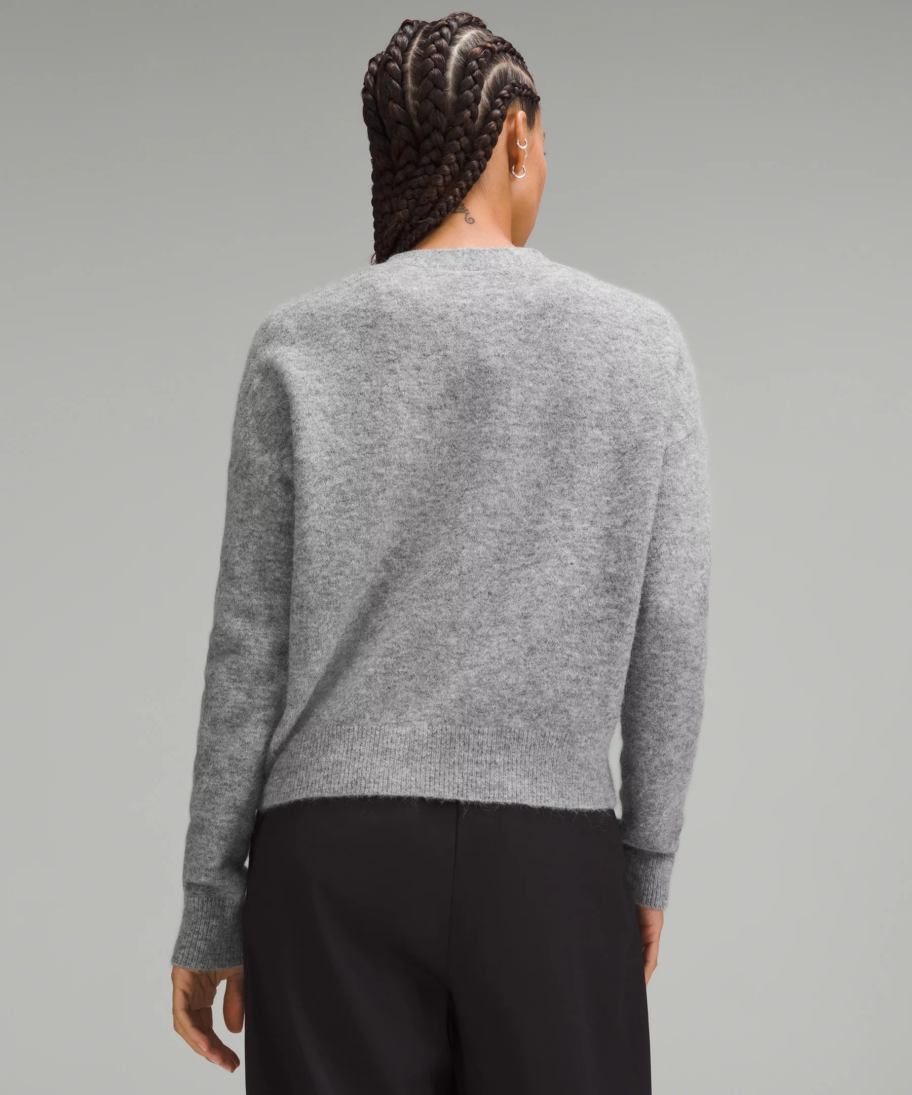 Women's Alpaca Wool-Blend Cardigan Sweater - 3