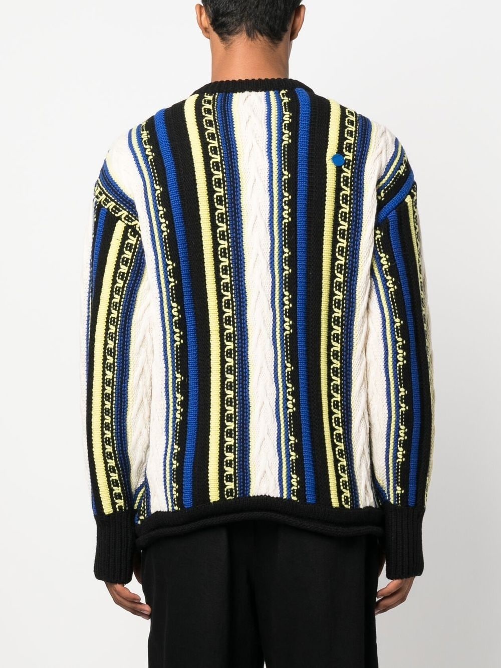 Frema striped-knit buttoned jumper - 5