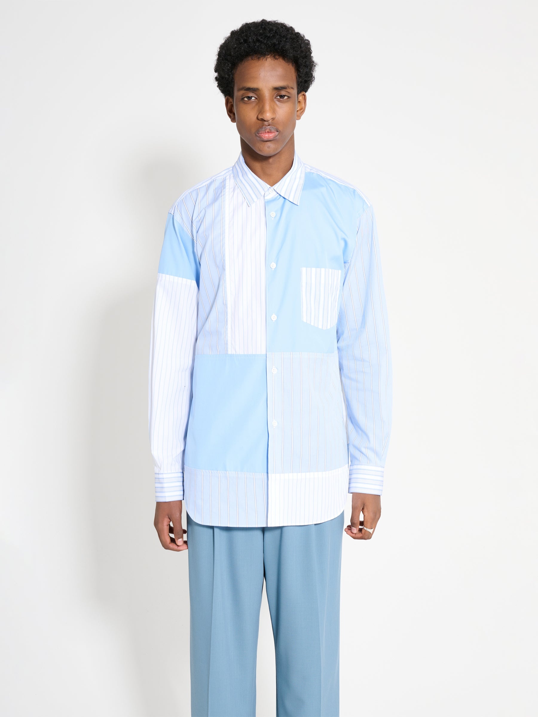 COMME DES GARÇONS SHIRT SHIRT STRIPE / BLUE - 2