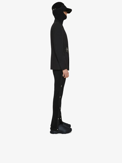 Givenchy SLIM FIT JACKET IN LIGHTWEIGHT WOOL WITH PADLOCK outlook