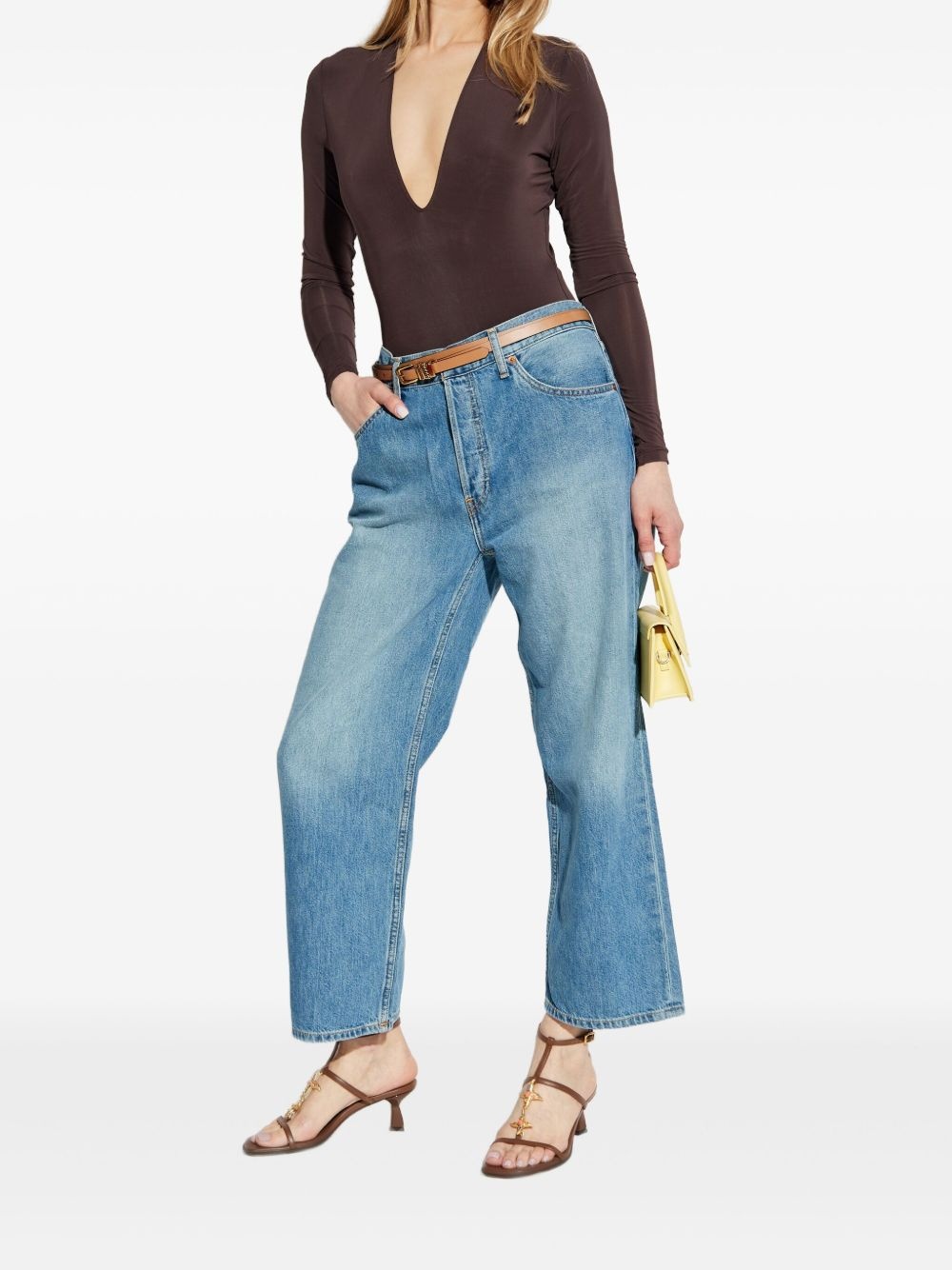 wide-leg jeans - 2